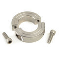 Ruland Shaft Collar, 1pc Clamp, Bore 21mm, OD42mm, 316 Stainless Steel, MSP-22-ST MSP-22-ST